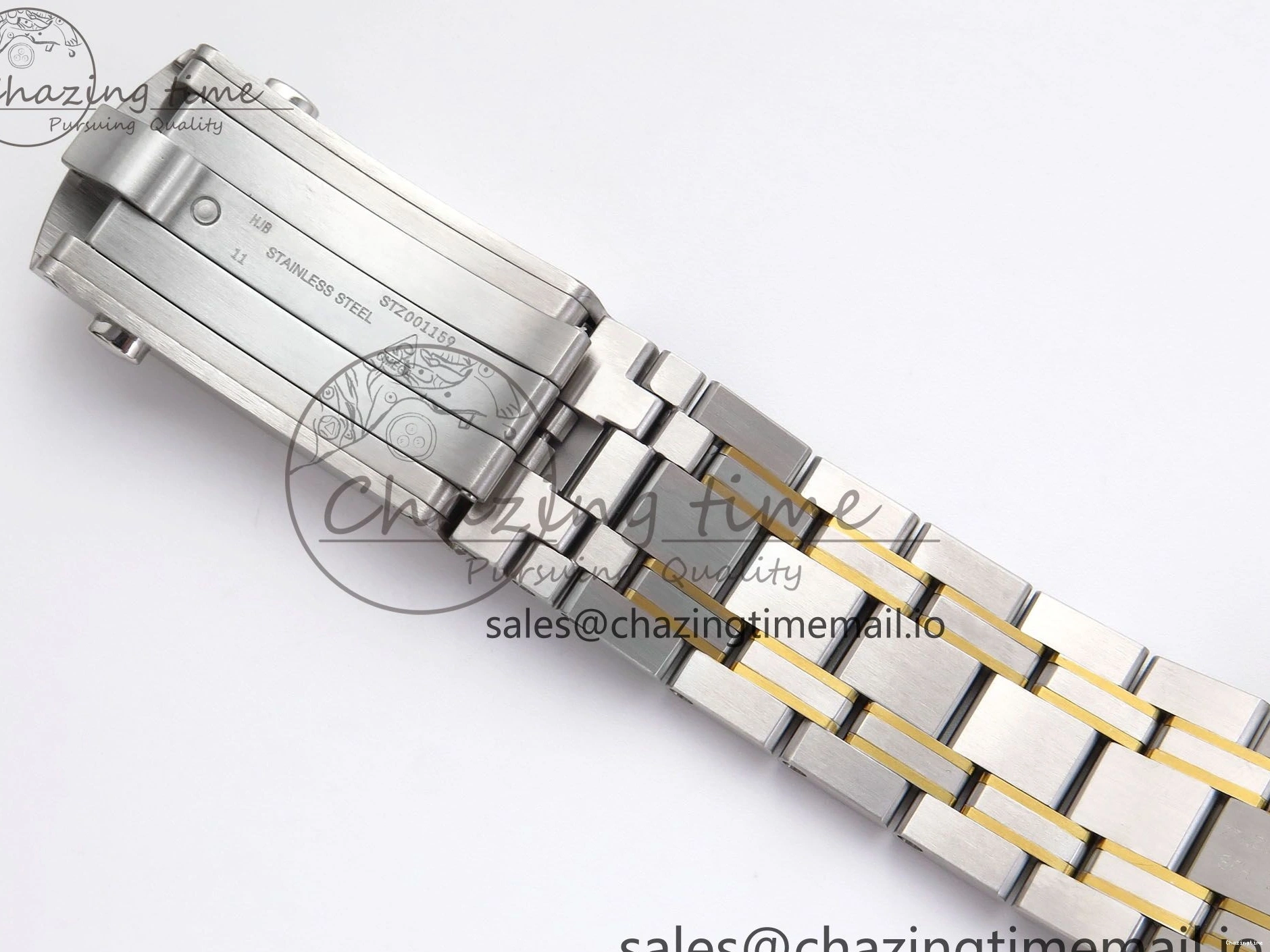 0306 Seamaster 300m Chrono SS YG OMF 1:1 Best Edition Blue Dial on SS YG Bracelet A Seasonal 7691